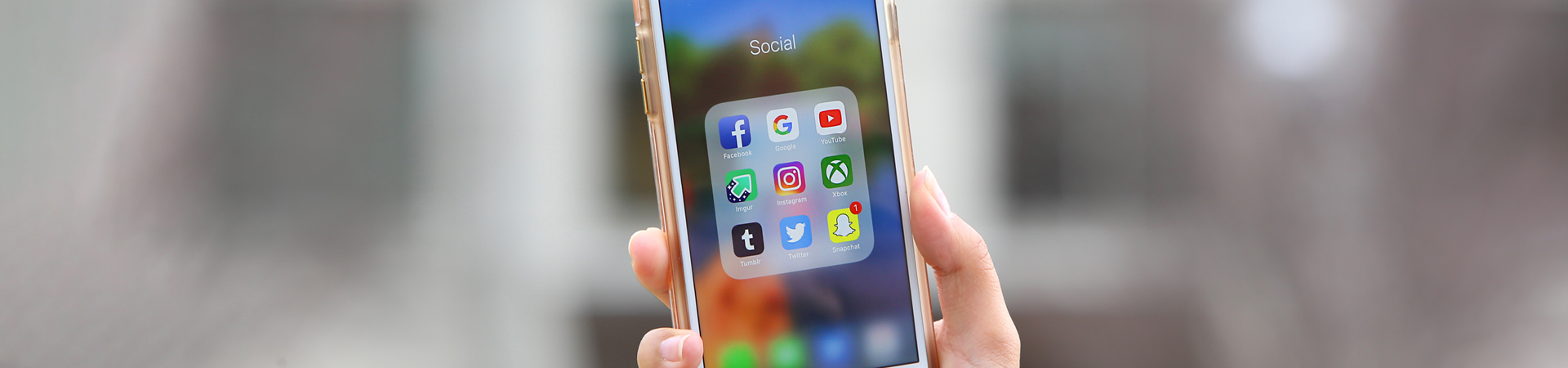 Is Your Explicit Content Out There hero banner, cell phone, apps, social media