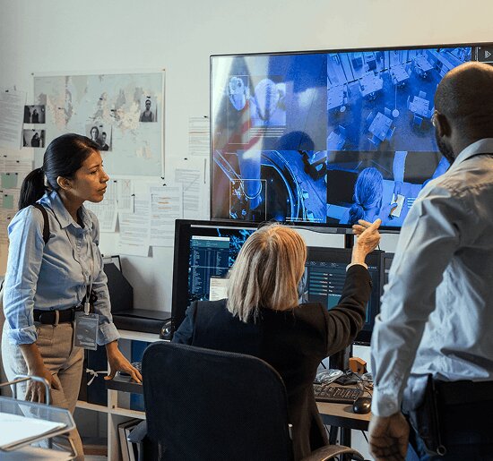 NCMEC analyst reviewing visual evidence
